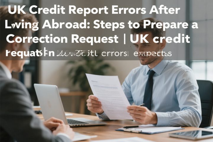 UK Credit Report Errors After Living Abroad: Steps to Prepare a Correction Request