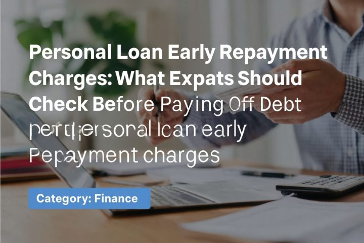 Personal Loan Early Repayment Charges: What Expats Should Check Before Paying Off Debt