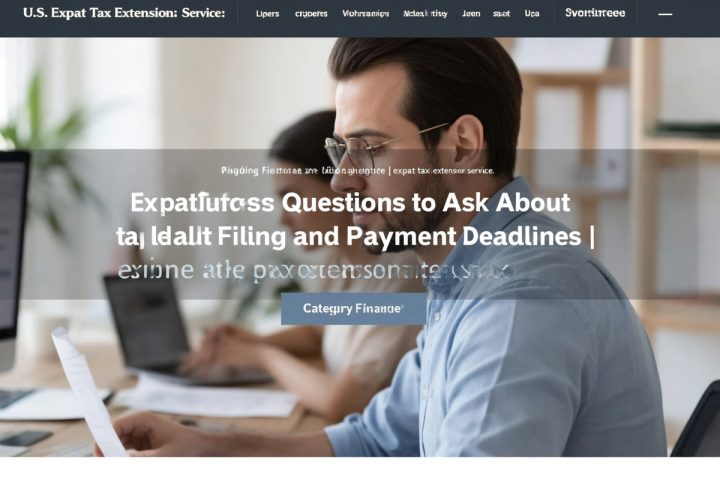 U.S. Expat Tax Extension Services: Questions to Ask About Filing and Payment Deadlines