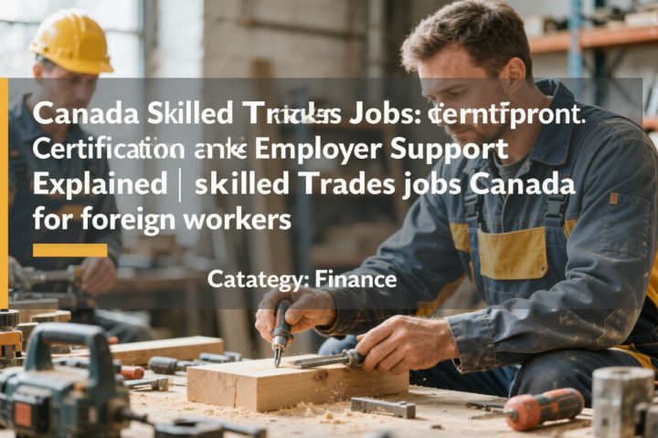 Canada Skilled Trades Jobs: Certification and Employer Support Explained