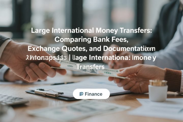 Large International Money Transfers: Comparing Bank Fees, Exchange Quotes and Documentation