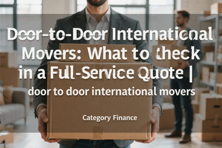 Door-to-Door International Movers: What to Check in a Full-Service Quote