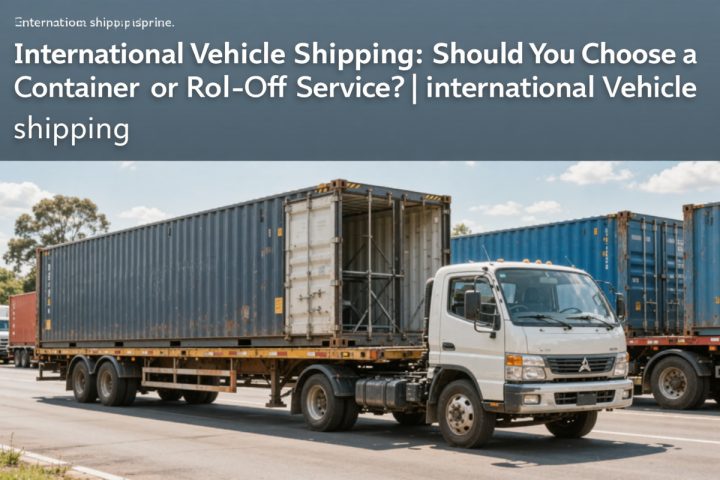 International Vehicle Shipping: Should You Choose a Container or Roll-On/Roll-Off Service?