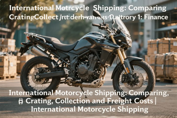 International Motorcycle Shipping: Comparing Crating, Collection and Freight Costs
