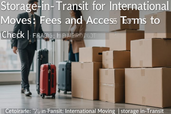 Storage-in-Transit for International Moves: Fees and Access Terms to Check