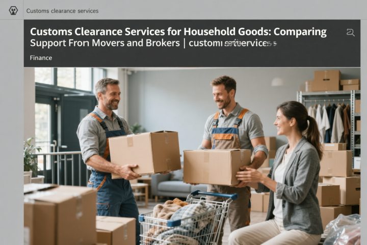 Customs Clearance Services for Household Goods: Comparing Support From Movers and Brokers