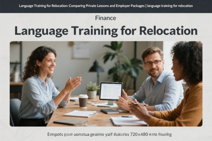 Language Training for Relocation: Comparing Private Lessons and Employer Packages