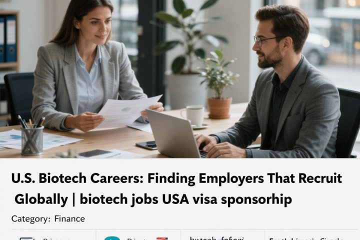 U.S. Biotech Careers: Finding Employers That Recruit Globally