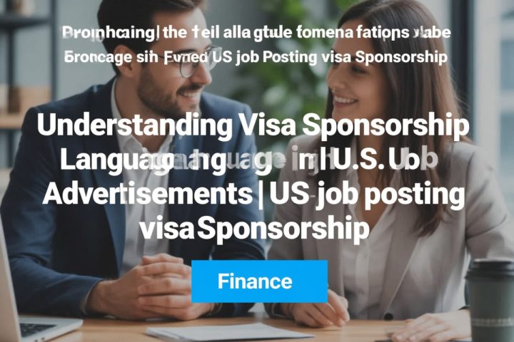 Understanding Visa Sponsorship Language in U.S. Job Advertisements