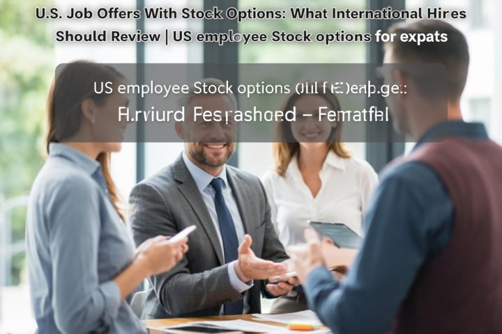 U.S. Job Offers With Stock Options: What International Hires Should Review