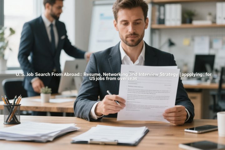 U.S. Job Search From Abroad: Resume, Networking and Interview Strategy
