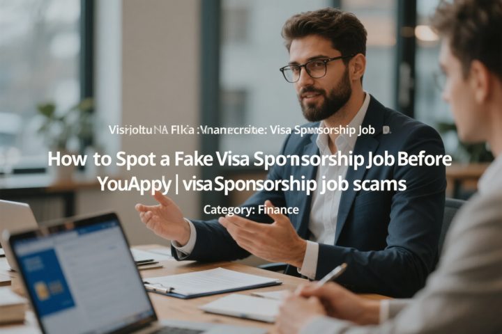 How to Spot a Fake Visa Sponsorship Job Before You Apply