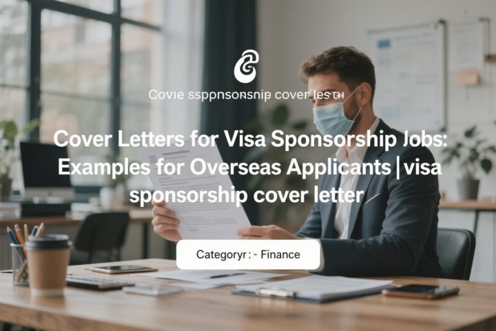 Cover Letters for Visa Sponsorship Jobs: Examples for Overseas Applicants