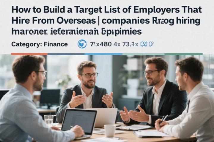 How to Build a Target List of Employers That Hire From Overseas