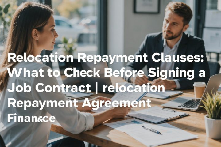 Relocation Repayment Clauses: What to Check Before Signing a Job Contract