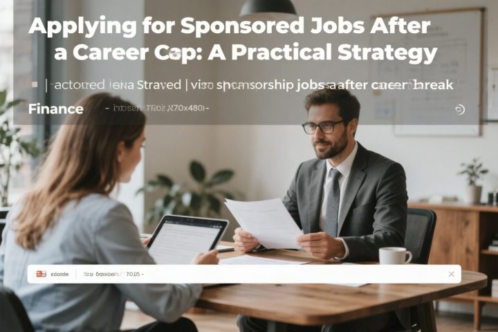 Applying for Sponsored Jobs After a Career Gap: A Practical Strategy