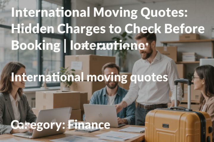 International Moving Quotes: Hidden Charges to Check Before Booking