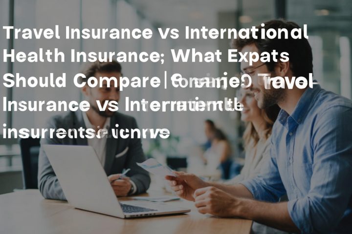 Travel Insurance vs International Health Insurance: What Expats Should Compare