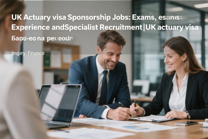 UK Actuary Visa Sponsorship Jobs: Exams, Experience and Specialist Recruitment