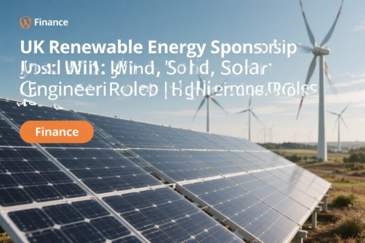 UK Renewable Energy Sponsorship Jobs: Wind, Solar and Grid Engineering Roles
