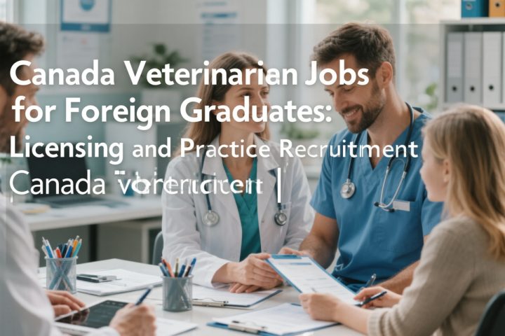 Canada Veterinarian Jobs for Foreign Graduates: Licensing and Practice Recruitment