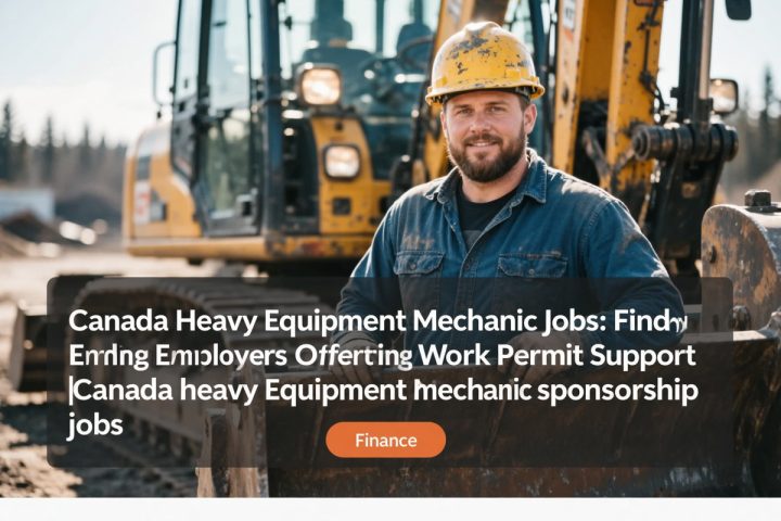 Canada Heavy Equipment Mechanic Jobs: Finding Employers Offering Work Permit Support