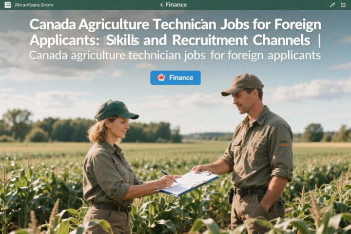 Canada Agriculture Technician Jobs for Foreign Applicants: Skills and Recruitment Channels