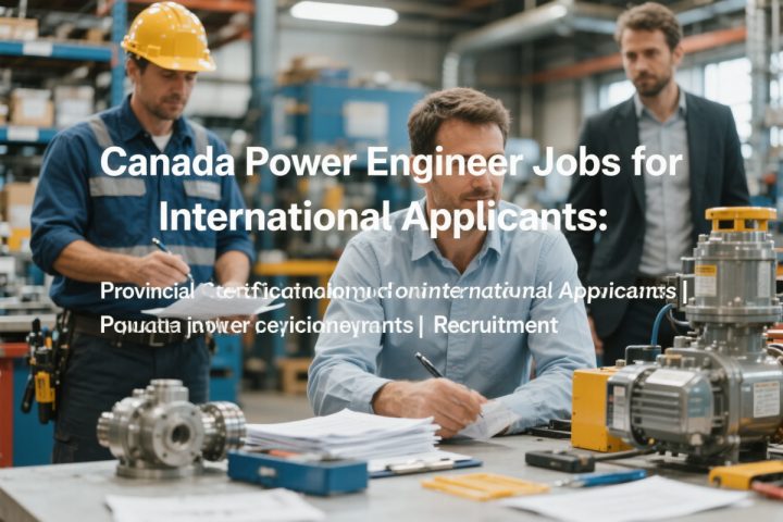 Canada Power Engineer Jobs for International Applicants: Provincial Certification and Recruitment