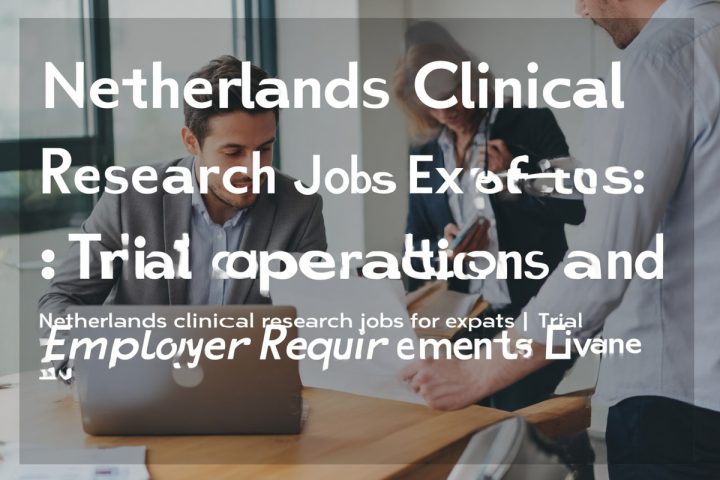 Netherlands Clinical Research Jobs for Expats: Trial Operations and Employer Requirements
