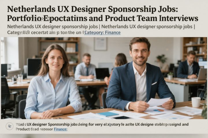 Netherlands UX Designer Sponsorship Jobs: Portfolio Expectations and Product Team Interviews