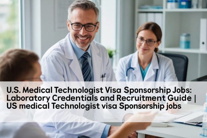 U.S. Medical Technologist Visa Sponsorship Jobs: Laboratory Credentials and Recruitment Guide