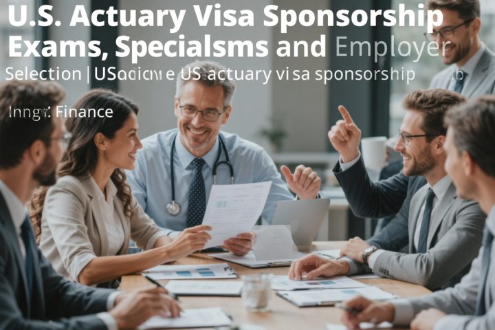 U.S. Actuary Visa Sponsorship Jobs: Exams, Specialisms and Employer Selection