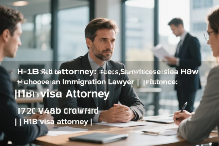 H-1B Visa Attorney: Fees, Services and How to Choose an Immigration Lawyer