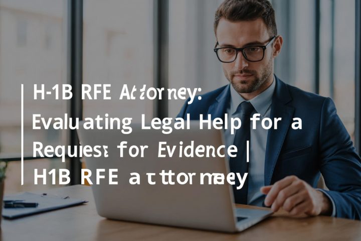 H-1B RFE Attorney: Evaluating Legal Help for a Request for Evidence