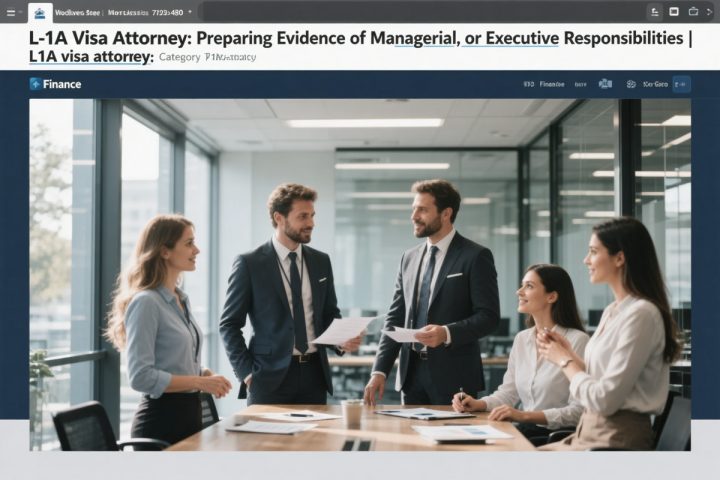 L-1A Visa Attorney: Preparing Evidence of Managerial or Executive Responsibilities