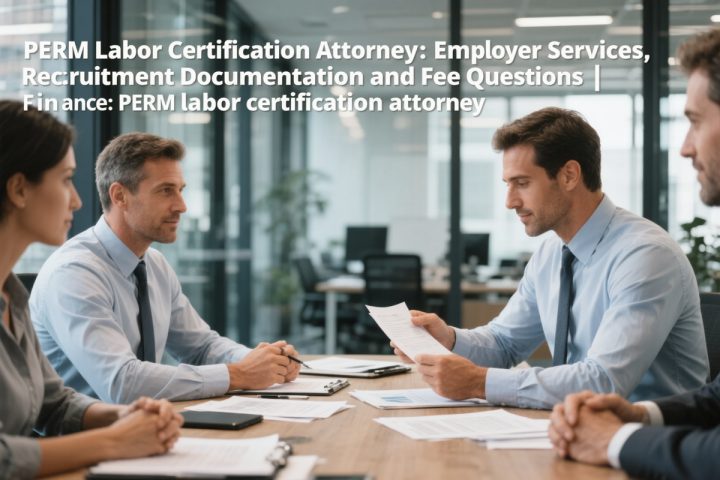 PERM Labor Certification Attorney: Employer Services, Recruitment Documentation and Fee Questions