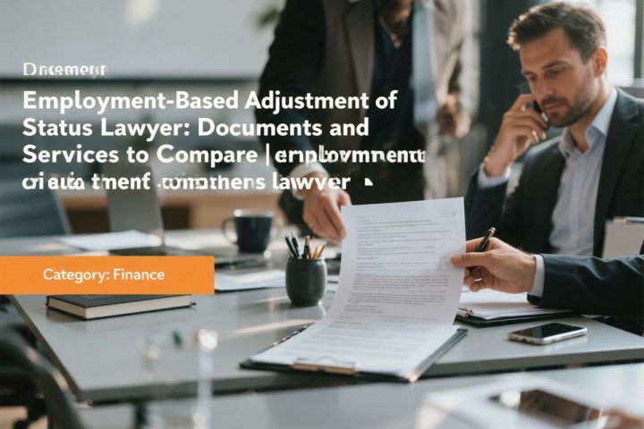 Employment-Based Adjustment of Status Lawyer: Documents and Services to Compare