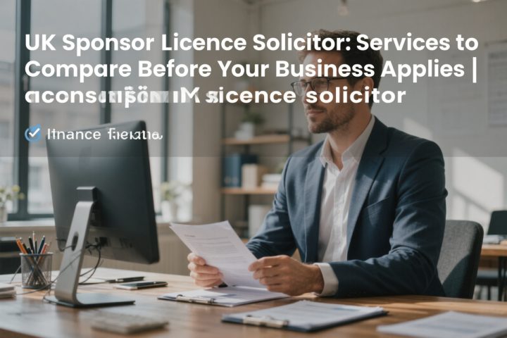 UK Sponsor Licence Solicitor: Services to Compare Before Your Business Applies