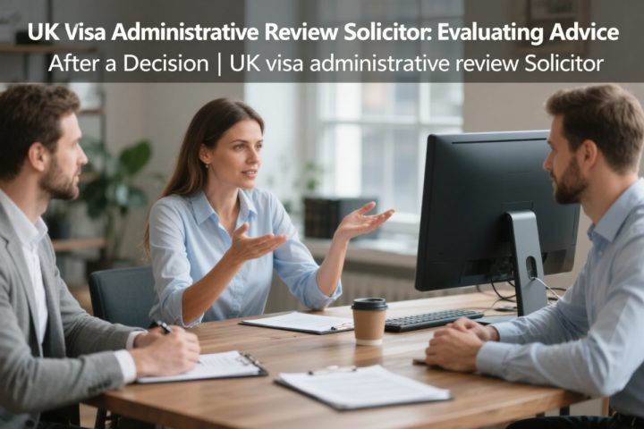 UK Visa Administrative Review Solicitor: Evaluating Advice After a Decision
