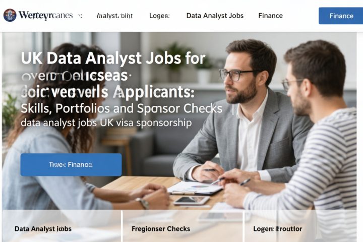 UK Data Analyst Jobs for Overseas Applicants: Skills, Portfolios and Sponsor Checks