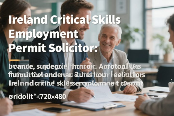 Ireland Critical Skills Employment Permit Solicitor: Application Support and Fee Questions