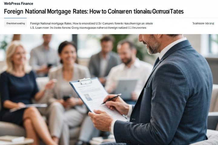 Foreign National Mortgage Rates: How to Compare Personalized U.S. Loan Quotes