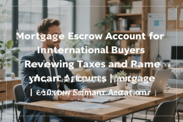 Mortgage Escrow Accounts for International Buyers: Reviewing Taxes and Payment Estimates