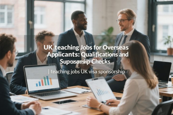UK Teaching Jobs for Overseas Applicants: Qualifications and Sponsorship Checks