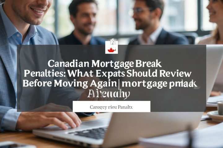 Canadian Mortgage Break Penalties: What Expats Should Review Before Moving Again