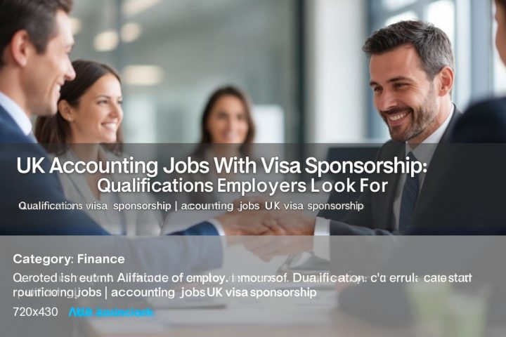 UK Accounting Jobs With Visa Sponsorship: Qualifications Employers Look For