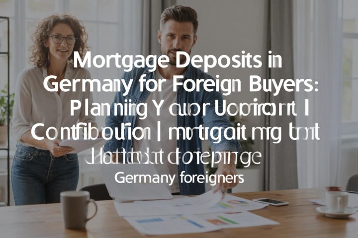Mortgage Deposits in Germany for Foreign Buyers: Planning Your Upfront Contribution