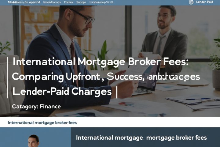 International Mortgage Broker Fees: Comparing Upfront, Success and Lender-Paid Charges