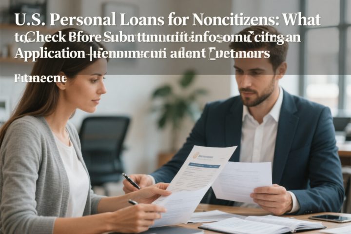 U.S. Personal Loans for Noncitizens: What to Check Before Submitting an Application