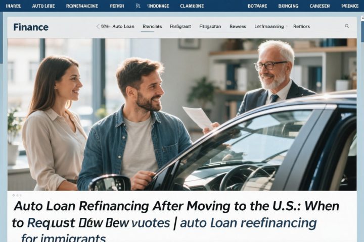 Auto Loan Refinancing After Moving to the U.S.: When to Request New Quotes